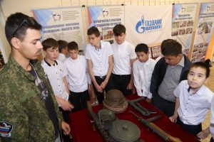 Уроки мужества и патриотические выставки прошли в школе-интернате № 1 гор. Астрахани